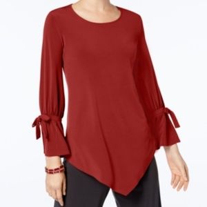NWT Alfani Plus Size Pointed Hem Blouse